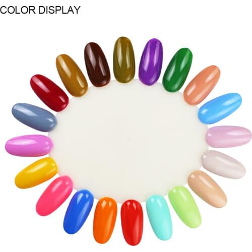 Arte Clavo Nail Color Chart Tip Display Design 10Pcs/Set Showing Card Manicure Nail Art Tool Home Use Shelf Gel Varnish Color