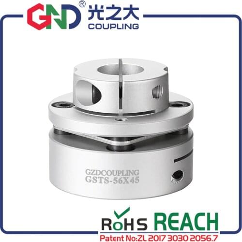 GND diaphragm flexible coupling aluminum alloy single step diaphragm clamp for CNC shaft encoder couples stepmotor connect