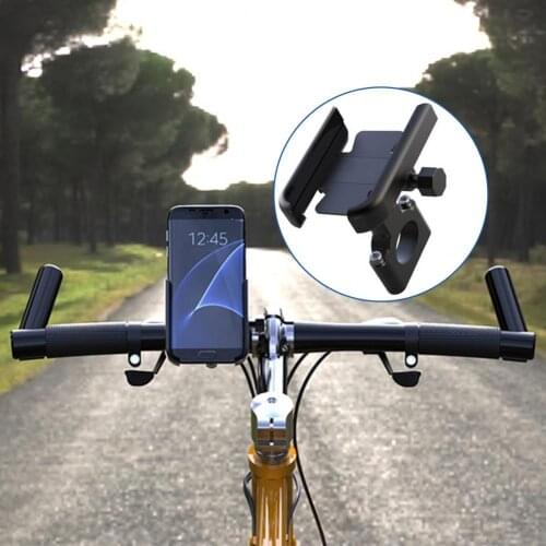 Lightweight Practical Motorcycle Cellphone Mount Stand Aluminum Alloy Mobile Phone Rack Universal for Bicycle