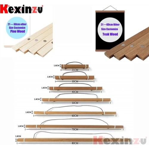 Magnetic Poster Hanger Frame Diamond Painting Cross Stitch Embroidery Moasic Wooden Frame Photo Frame Canvas Wall Art Gift