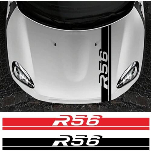 Mini Cooper R50 R52 R53 R55 R56 R57 R58 R59 R60 R61 car hood decoration car sticker racing stripe vinyl sticker car Accessories