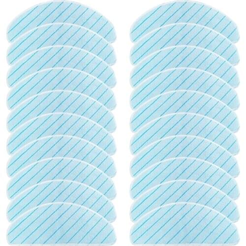 Washable Mop Pads For ECOVACS DEEBOT OZMO T9 T9 Max T9 AIVI T8 Vacuum Cleaner Microfiber Mopping Cloth Rags