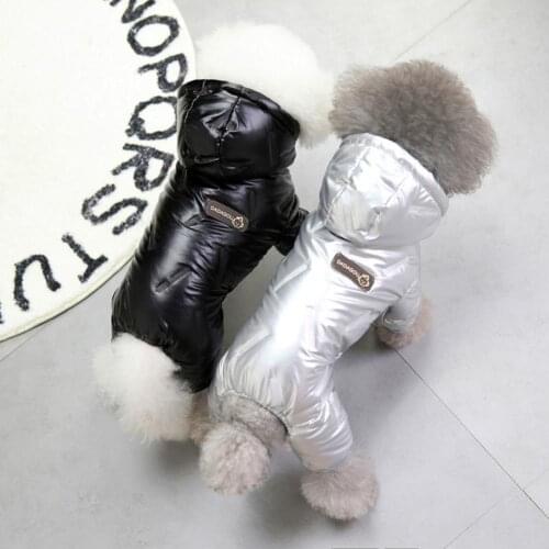 Soft Texture Lovely Pet Dog Warm Jumpsuits Outfit Thickened Dog Romper Button Closure for Teddy
