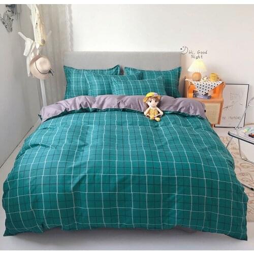 Nordic Geometric Sheet Bed linen Set Polyester Shipping Cover Queen 220X240 Single Cushion Sheet 150 Quilt covers