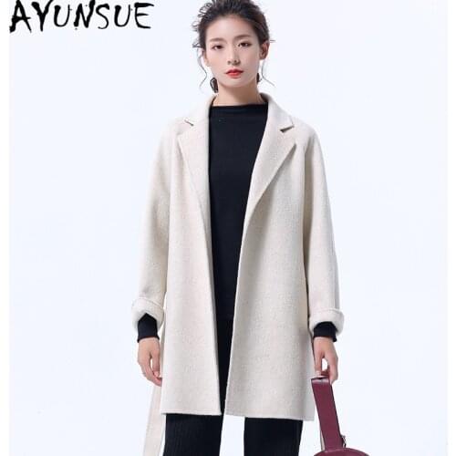 Fashion Autumn 90% Wool Coat Women Korean Stylel Coat Female Woman Coats and Jackets Womens Clothing Abrigos Para Mujer WPY1304