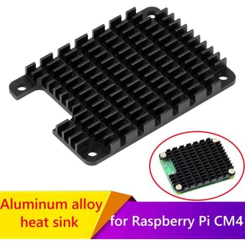 Aluminum Alloy Heatsink Anti-corrosion/oxidation for Raspberry Pi Compute Module 4 CM4 CPU Heat Dissipation Combination