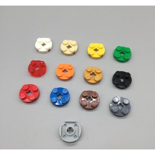 Technical building block 2x2 round DIY assembly construction educational toy gift compatible with 4032 MOC