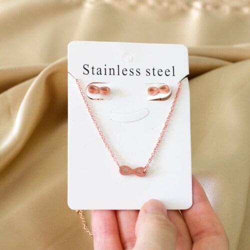 LUXUKISSKIDS Stainless Steel Jewellery Sets Letter Necklace Earring African Dubai Indian Gold Color Jewelry Set For Women Girls