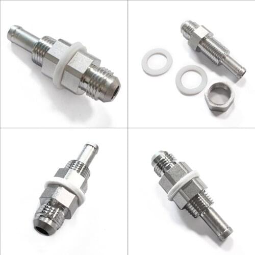 1pc Car Auto Aluminum Fittings AN6-5/16 Hose Barb Fittings For Fuel Tanks And Fuel Cells Accessories Parts