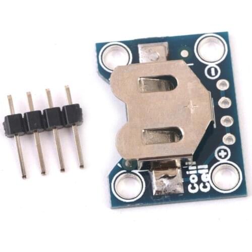 2pcs 12mm Coin Cell Breakout Board Cr2032 Button Battery Holder Mount Module