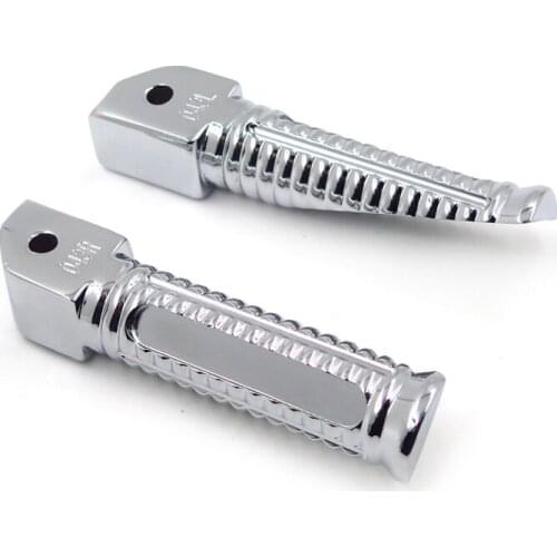 Aftermarket free shipping motorcycle parts Chromed foot pegs for Kawasaki ZX-6R 636RR ZZR 750 1100 1200 10R