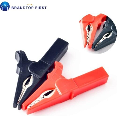 Promotion! Battery Test Clip 55MM HV Alligator Clip For Banana Plug 4mm Multimeter Pen Cable Probes Crocodile Clip
