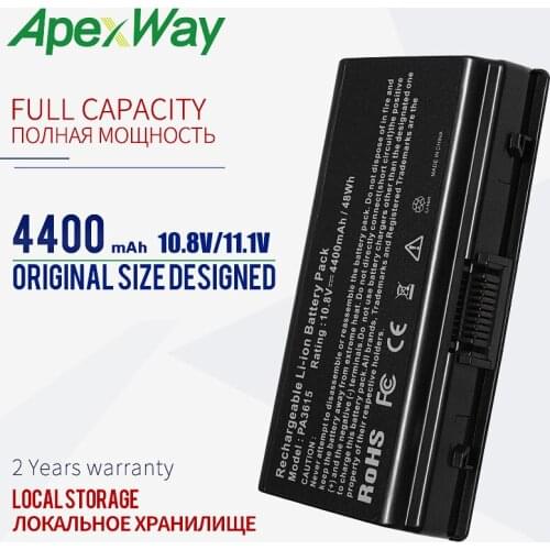 10.8V Laptop Battery PA3615U-1BRM PA3615U-1BRS PABAS115 for Toshiba Satellite L40-17U L40-18P L40-17M L40-19C L40-13S L40-14N