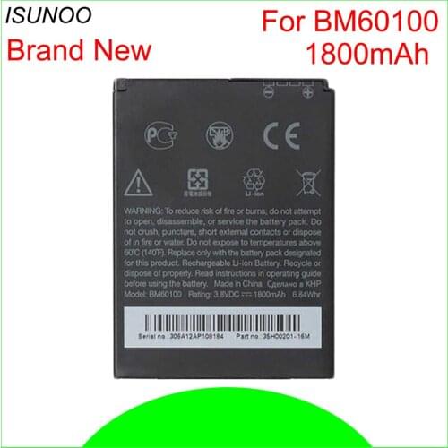 ISUNOO 1800mAh BM60100 BO47100 Battery For HTC Desire 400 500 600 Dual SIM 609d 5088 5060 C525c C525E T528 T606W T608T