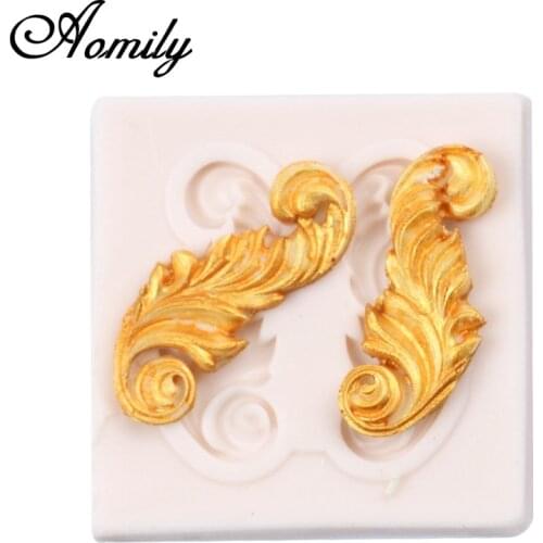 Aomily Noble European Cameo Silicone Cake Molds Mini Jelly Fondant Chocolate Sugar Decorating Mould Handmade Soap Baking Tool