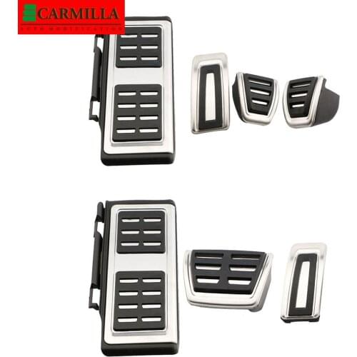 Car Pedals for Audi S3 2014 2015 2016 2017 2018 2019 2020 2021 Stainless Steel AT MT Gas Brake Footrest Pedal Protection Cover