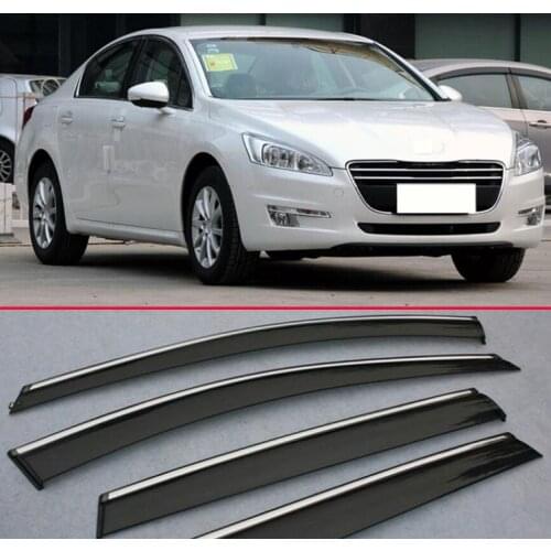 For Peugeot 508 2011-2015 Window Wind Deflector Visor Rain/Sun Guard Vent