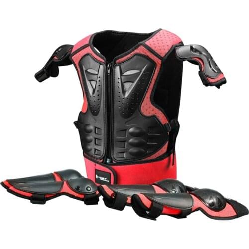 Kids Full Body Armor Protective Gear Elbow Knee Protection Pads for Motocross Dropshipping