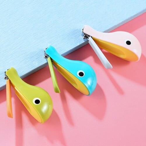 Cute Dolphin Baby Daily Nail Finger Trimmer Scissor Nail Clippers Mini Manicure Cutter Infant Safety Nail Care Kit For Travel