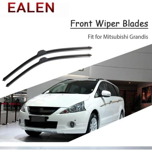 EALEN For Mitsubishi Grandis 2011 2010 2009 2008-2004 Windscreen Original Accessories 1Set Rubber Car Front Wiper Blade Kit