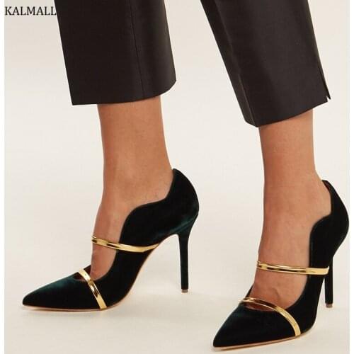 KALMALL Beige Silver Stiletto Heels Women Pumps Sexy Pointed Toe Women Dress Shoes Double Straps High Heels Shoes Zapatos Mujer
