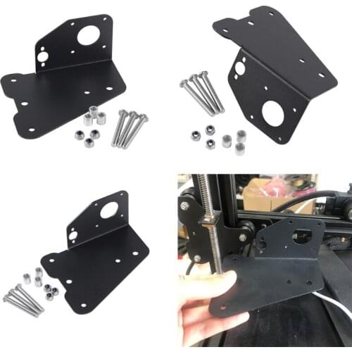3D Printer Dual Extruder Dual Z Axis Upgrade Plate Kit Aluminuml Dual Extrusion Mount for CR10 CR10S Ender-3