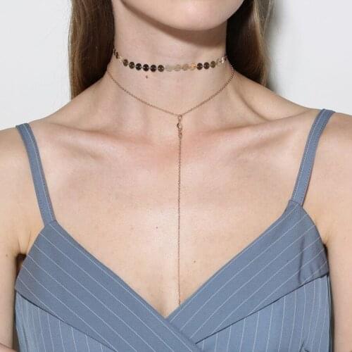 Summer Gift Choker Necklace Charm Chokers Necklaces For Women Trendy Chunky Neck Accessories Fashion Jewelery