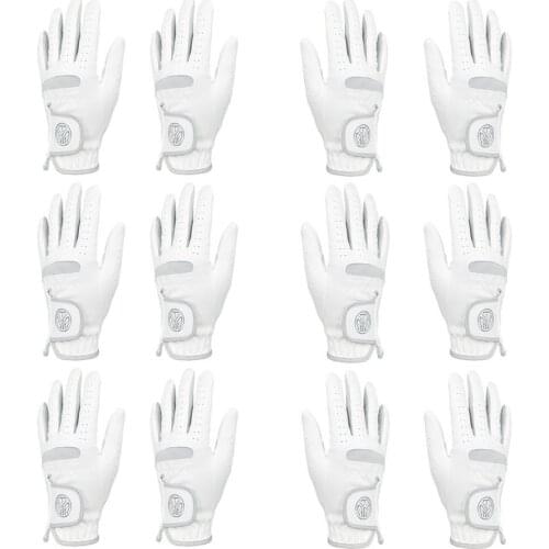 Mens Microfiber Breathable Gloves Wear-resistant Golf Sunscreen Gloves Soft Breathable Microfiber Cloth Golf Gloves Golf Parts
