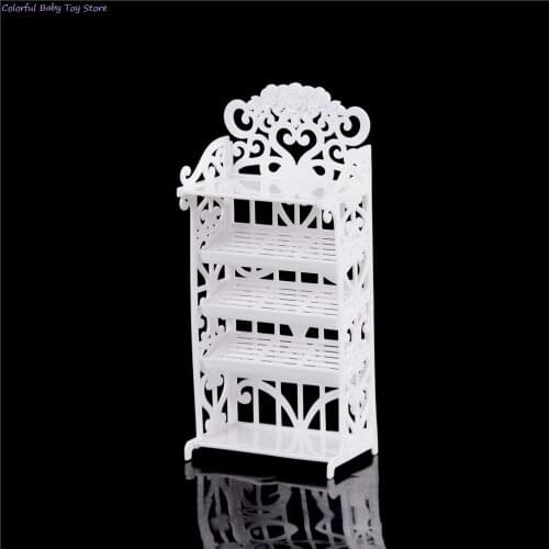 Plastic Cute Doll House Doll Shoes Rack Playhouse Accessories For Doll Furniture Kids Toys