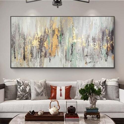 Modern Abstract Oil Painting on Canvas Abstract Textured Prints and Posters Cuadros Wall Art Pictures for Living Room Home Decor