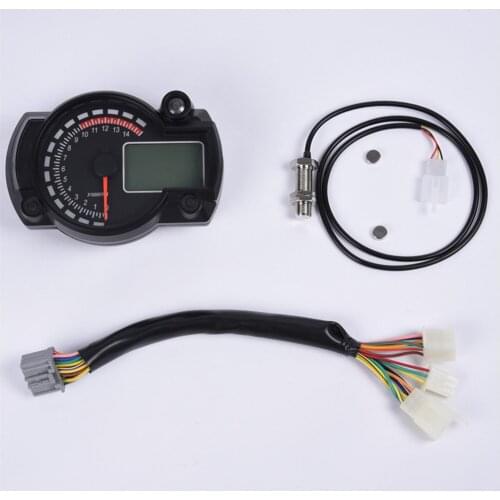 Universal Motorcycle Speedometer LCD Display Digital Odometer Moto Dashboard Motorcycle Speedometer Meter car accessories