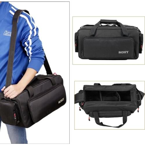 Roadfisher Waterproof Camcorder Bag Shoulder Carry Case For SONY NX100 NX200 NX3 Z150 Z190 X280 198P 1000C 1500C 2500C MDH1/2