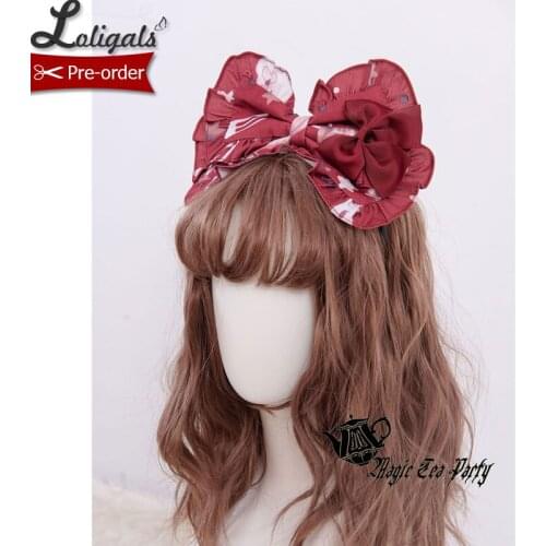Chocolate Bunny ~ Sweet Lolita Hair Bow Hairpin by Magic Tea Party ~ Pre-order