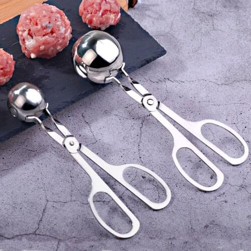 Meatballs clip stainless steel large potato balls meatballs maker gadgets Ice Cream Ball Clip Meatball tools kitchen gadgets