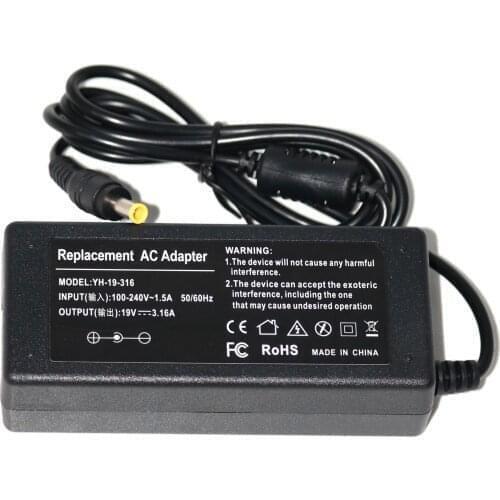 60W 19V 3.15A/3.16A Ac Adapter Laptop Charger Comapatible with Samsung Series 2 3 4 5 6 7 AD-4019 AD-6019 RV510 RV515 RV520