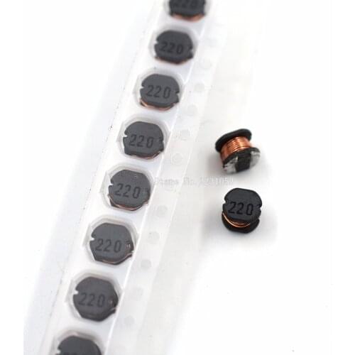 10PCS/LOT 22uH 22UH 220 CD54 Inductors SMD Power Inductor 5.8*5*4.5mm SMD Inductance