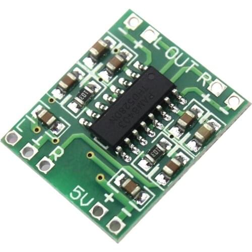 100PCS PAM8403 Super Mini Digital Amplifier Board 2 x 3W Class D Digital Amplifier Board Efficient 2.5 to 5V USB Power Supply