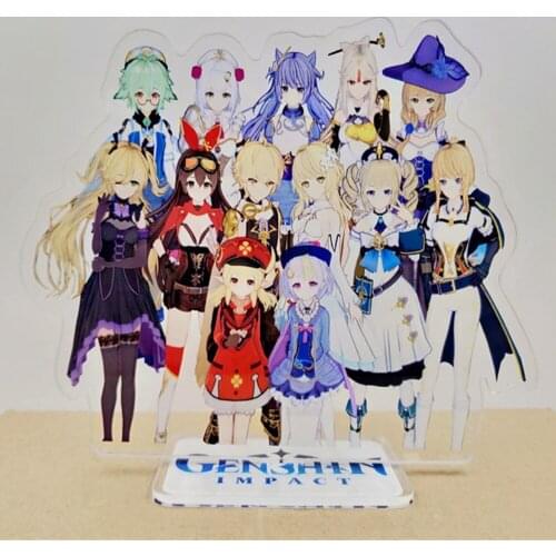 Japanese style Anime Game Genshin Impact Acrylic Stand Figure Desktop Decoration Collection Model Toy Gifts