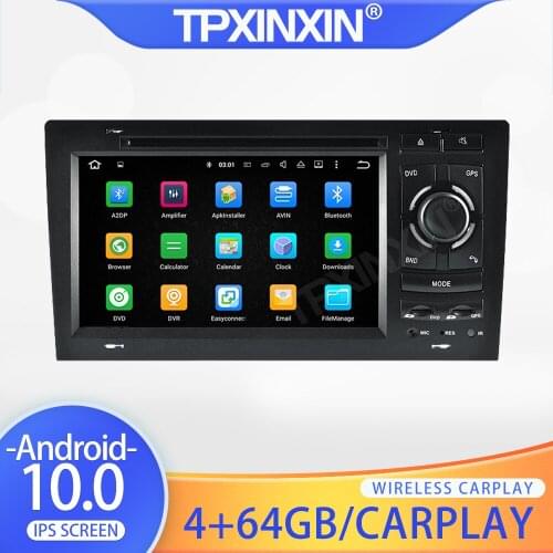 For Audi A8 S8 1994 1995 1996 - 2003 Android 10 Car Radio Multimedia Video DVD Player Navigation HeadUnit GPS 2 din Accessories