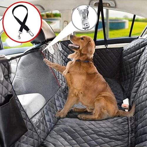 Car cushion for dog car pet cushion mesh window waterproof and scratch proof car pet seat cover