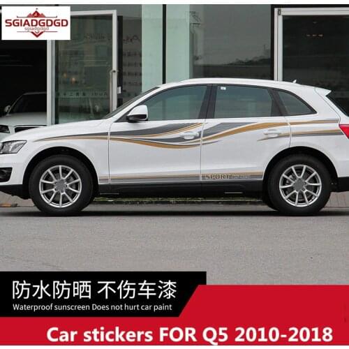 Car stickers FOR Audi Q5 2010-2018 car body exterior special decals Q5 exterior modified stickers accessories