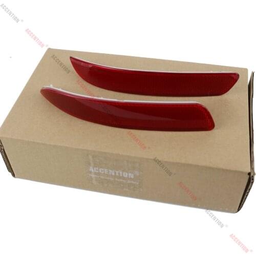 Car Rear Tail Bumper Corner Reflector Decorative False Light Lamp For BMW E70 X5 2007 2008 2009