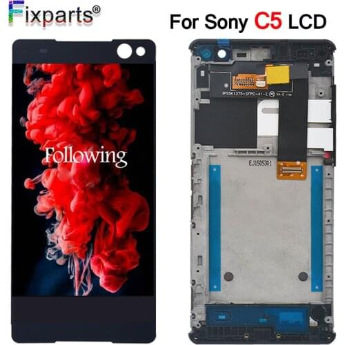 For Sony Xperia C5 Ultra LCD Display Touch Screen Digitizer Assembly E5506 E5533 E5563 E5553 Replacement For SONY C5 LCD
