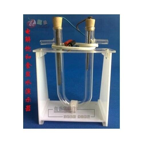 Electrolytic saturated salt water demonstrator Salt electrolysis water tester Chemical experiment teaching instrument