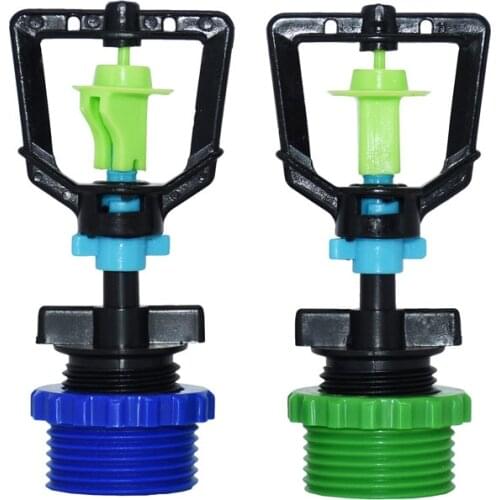 G1/2 G3/4 rotating sprinkler nozzles water nozzle watering & irrigation 360 degrees water sprinklers garden watering 2Pcs
