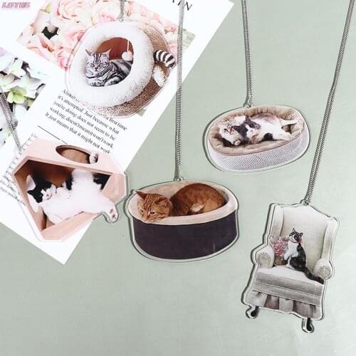 Creativity Flying Cat Pendant Car Backpack Ornaments Cute Car Hanging קישוטים לרכב Car Gadget Ornaments Decoration Hotsale