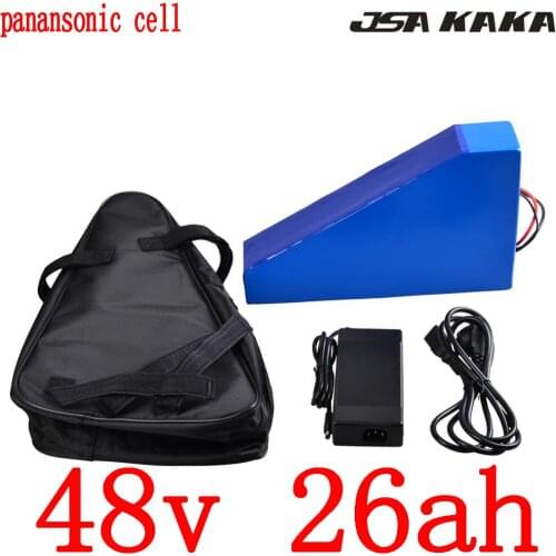 48V 1000W 1500W 2000W Battery 48V 25AH electric bike battery 48V 20Ah 23Ah 26Ah 29Ah 30Ah lithium battery use panasonic cell
