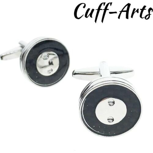 Cuffarts Fashion Shirt Cufflinks MenS Gifts Brand Cufflinks Buttons Black High Quality Abotoaduras Gemelos Bijoux C20089