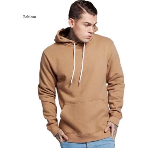 2021 Mens Streetwear Long Black Hoodies Sweatshirts Feece Extra Long Hoody Side Zip Longline Hip Hop Elongated for Men Hoodie