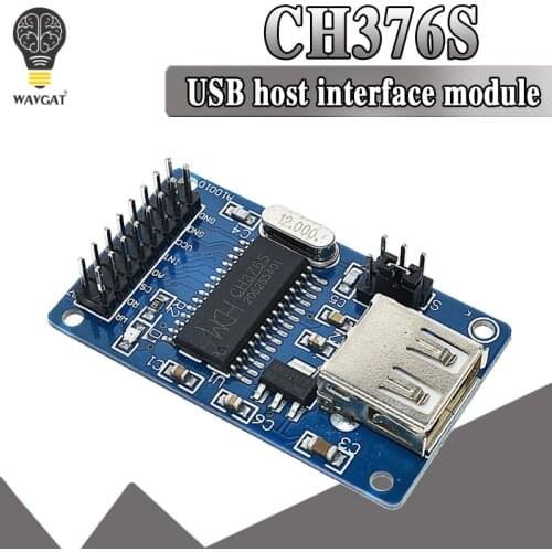 WAVGAT official CH376 CH376S U Disk Read Write Module Supports USB Control Transfer 12MHz